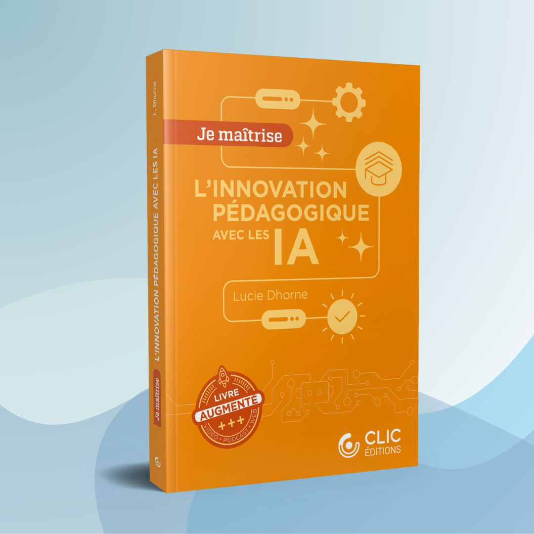 Mock up livre L'innovation pédagogique avec les IA Lucie Dhorne